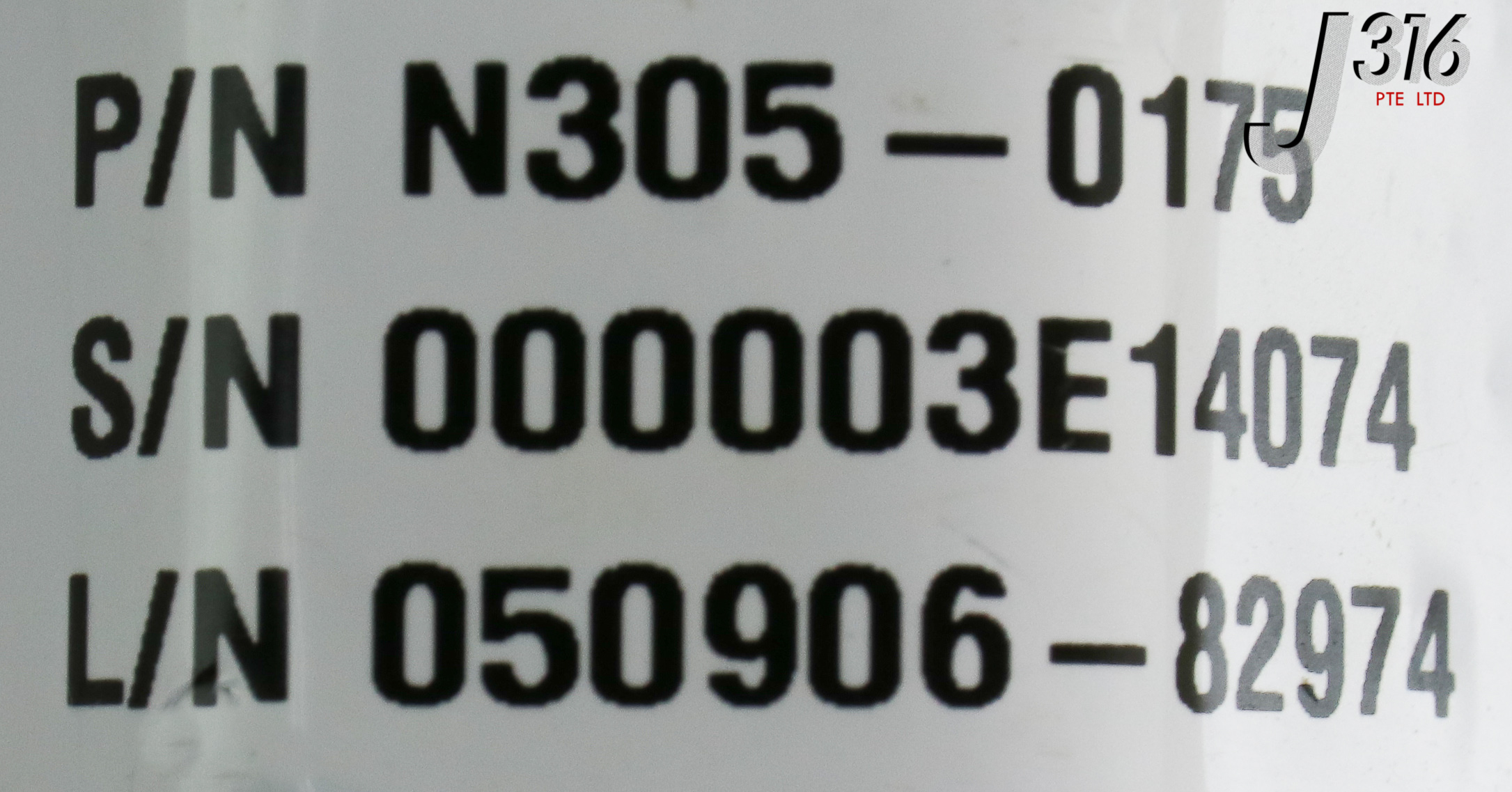 17604 PERKIN ELMER TIN (SN) LUMINA HOLLOW CATHODE LAMP N305-0175